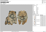 Dog V60 Embroidery File 4 sizes