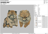 Dog V60 Embroidery File 4 sizes