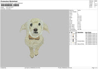 Dog V65 Embroidery File 4 sizes