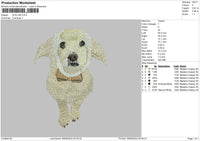 Dog V65 Embroidery File 4 sizes