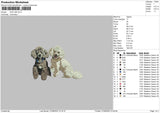 Dog V66 Embroidery File 4 sizes