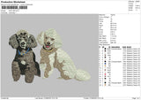 Dog V66 Embroidery File 4 sizes