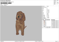 Dog V69 Embroidery File 6 sizes