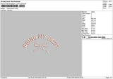 Best Bow Embroidery File 6 sizes