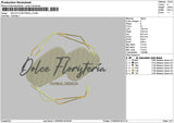 Dolcetext 1105a Embroidery File 6 sizes
