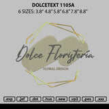 Dolcetext 1105a Embroidery File 6 sizes