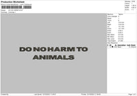 Do No Harm Embroidery File 6 sizes