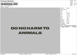 Do No Harm Embroidery File 6 sizes
