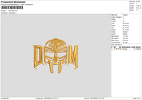 Doom1910 Embroidery File 6 sizes