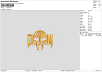 Doom1910 Embroidery File 6 sizes