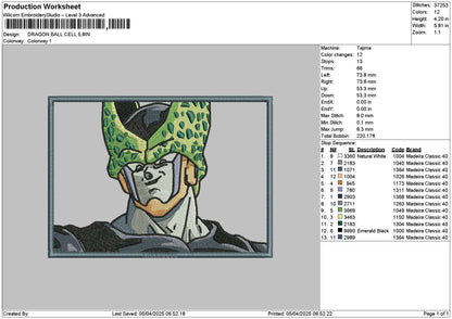 Dragon Rectangle 02 Embroidery File 6 sizes