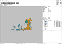 Dragonevo Embroidery File 6 sizes