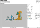 Dragonevo Embroidery File 6 sizes