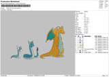 Dragonevo Embroidery File 6 sizes