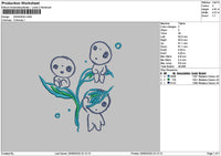 Drawing 2509 Embroidery File 6 sizes