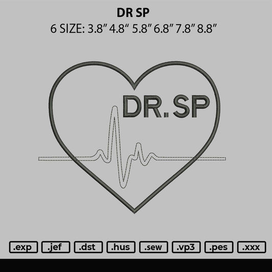 Dr Sp Embroidery File 6 sizes