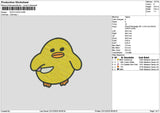 Duck Knife Embroidery File 6 sizes