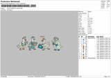 Ducks MEDICAL Embroidery File 6 sizes