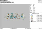 Ducks MEDICAL Embroidery File 6 sizes