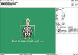 Duck 0803 Embroidery File 6 sizes