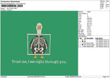 Duck 0803 Embroidery File 6 sizes