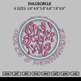 Dulcecircle Embroidery File 6 sizes