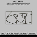 Daechwita Embroidery File 6 sizes