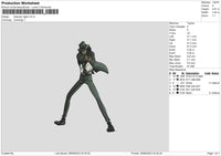 Daisuke J Embroidery File 6 sizes