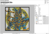 Dark Paladin Embroidery File 4 size