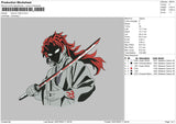 Demon Tattoo Embroidery File 4 sizes