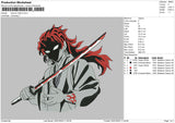 Demon Tattoo Embroidery File 4 sizes