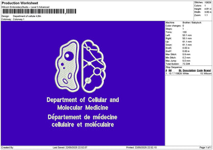 Cellulartext Embroidery File 6 sizes