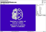 Cellulartext Embroidery File 6 sizes