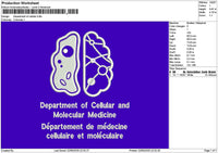 Cellulartext Embroidery File 6 sizes
