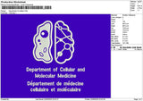 Cellulartext Embroidery File 6 sizes