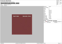 Depression Cherry Embroidery File 5 sizes
