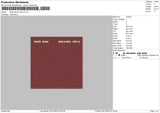 Depression Cherry Embroidery File 5 sizes