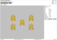Designs Logo Bundle 04 Embroidery 10 Files