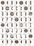 Monogram Lv1 Embroidery File size 3.7 (93mm)