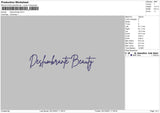 Deslumbrate Embroidery File 4 size