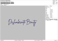 Deslumbrate Embroidery File 4 size