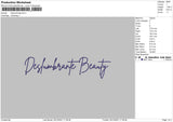 Deslumbrate Embroidery File 4 size