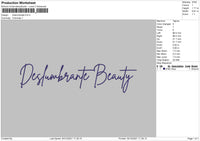 Deslumbrate Embroidery File 4 size