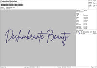 Deslumbrate Embroidery File 4 size