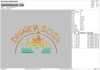 Rainbow 2024 Embroidery File 6 sizes