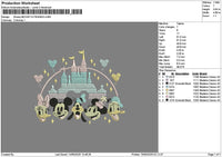 Dland Mickey 1505 Embroidery File 6 sizes