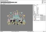 Dland Mickey 1505 Embroidery File 6 sizes