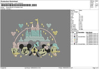 Dland Mickey 1505 Embroidery File 6 sizes