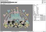 Dland Mickey 1505 Embroidery File 6 sizes