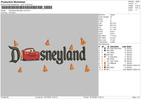 D Mcqueen Embroidery File 6 sizes